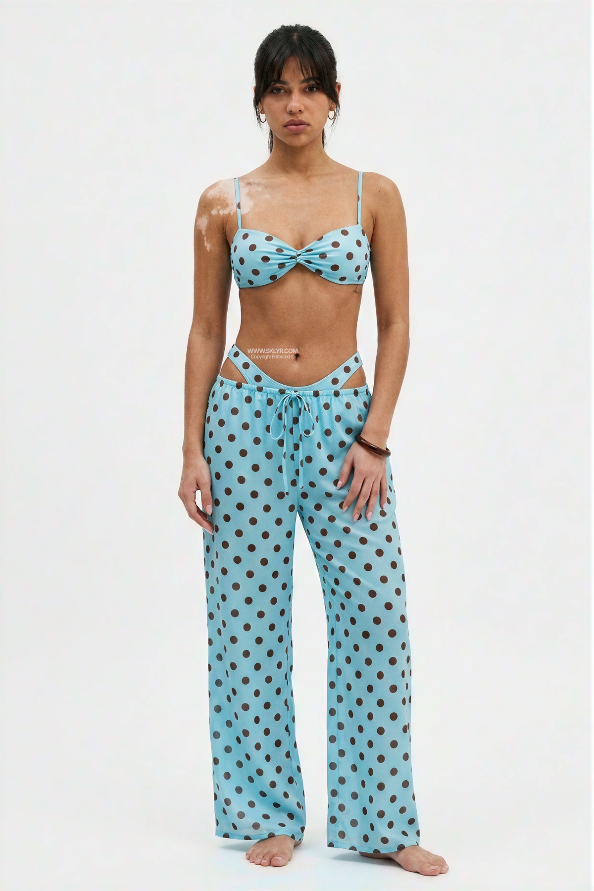 ADELINE BLUE - BIKINI SET (3PC)