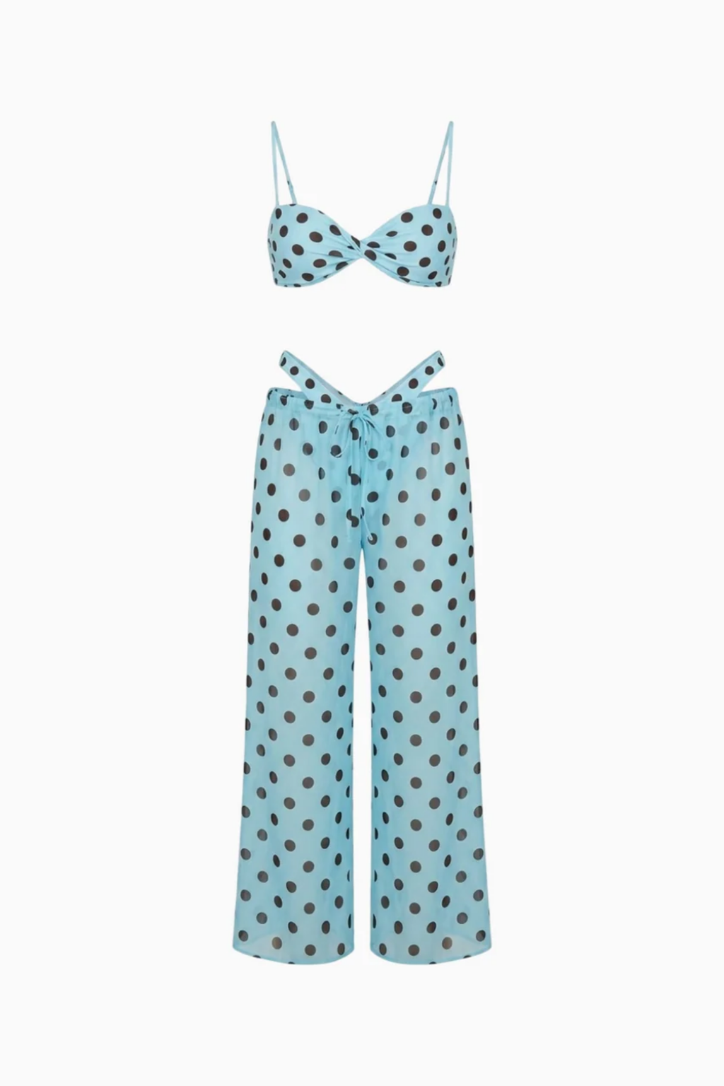 ADELINE BLUE - BIKINI SET (3PC)