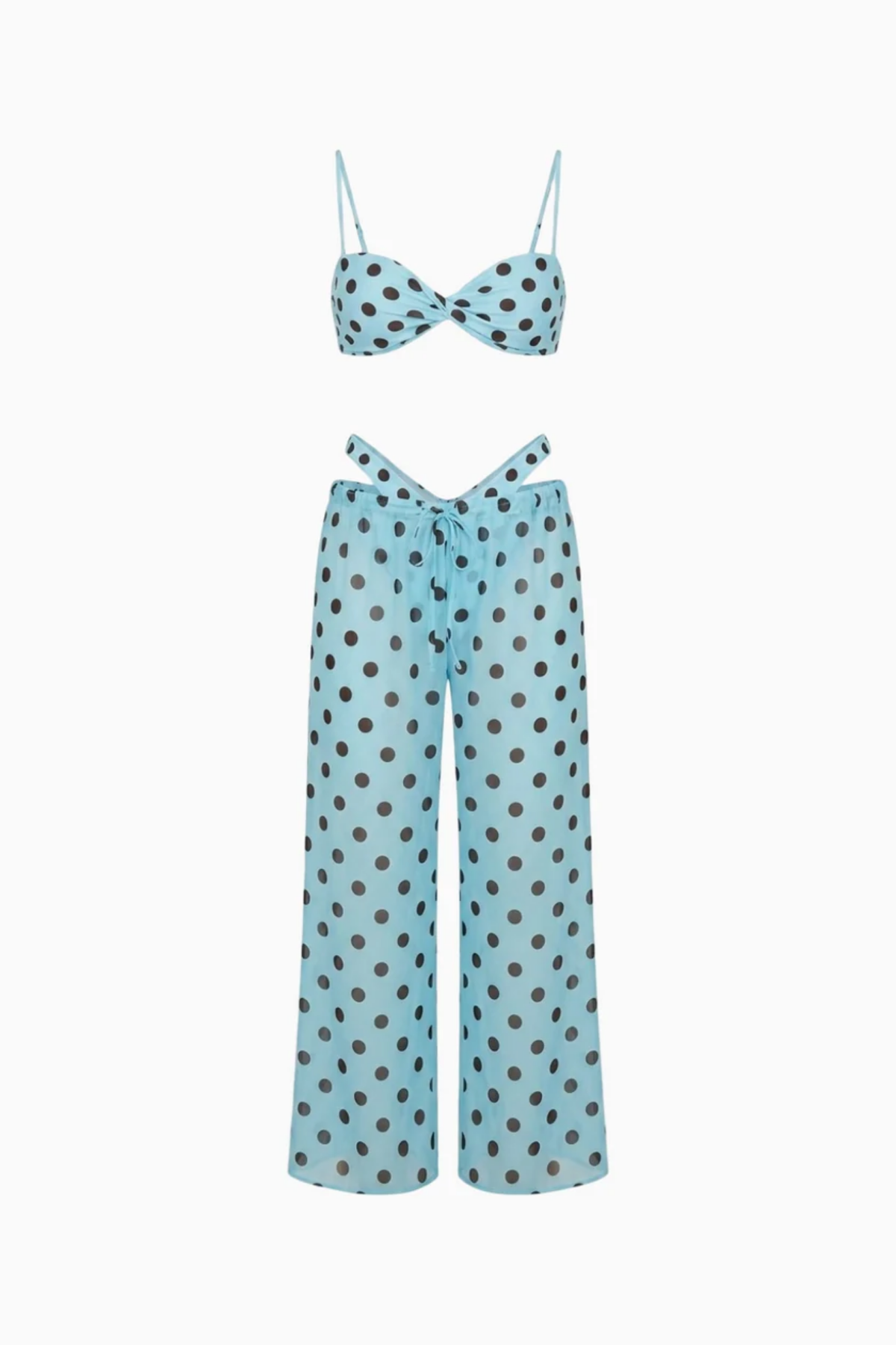 ADELINE BLUE - BIKINI SET (3PC)