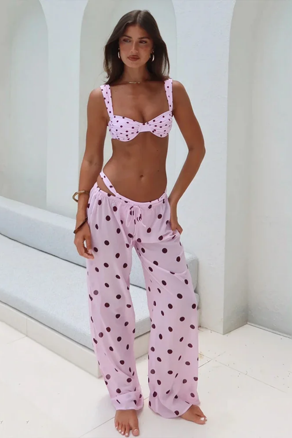 ADELINE BLUE - BIKINI SET (3PC)