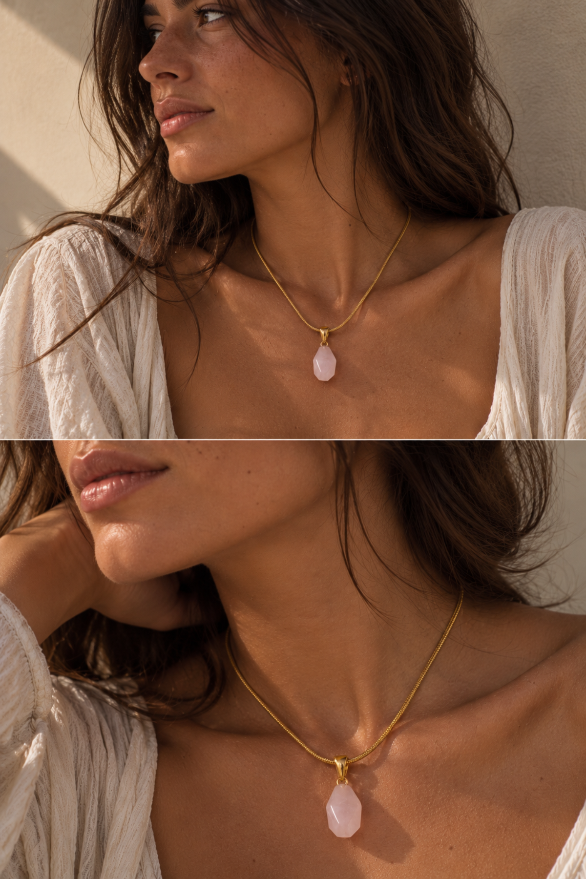 Sienna Gemstone Pendant Necklace