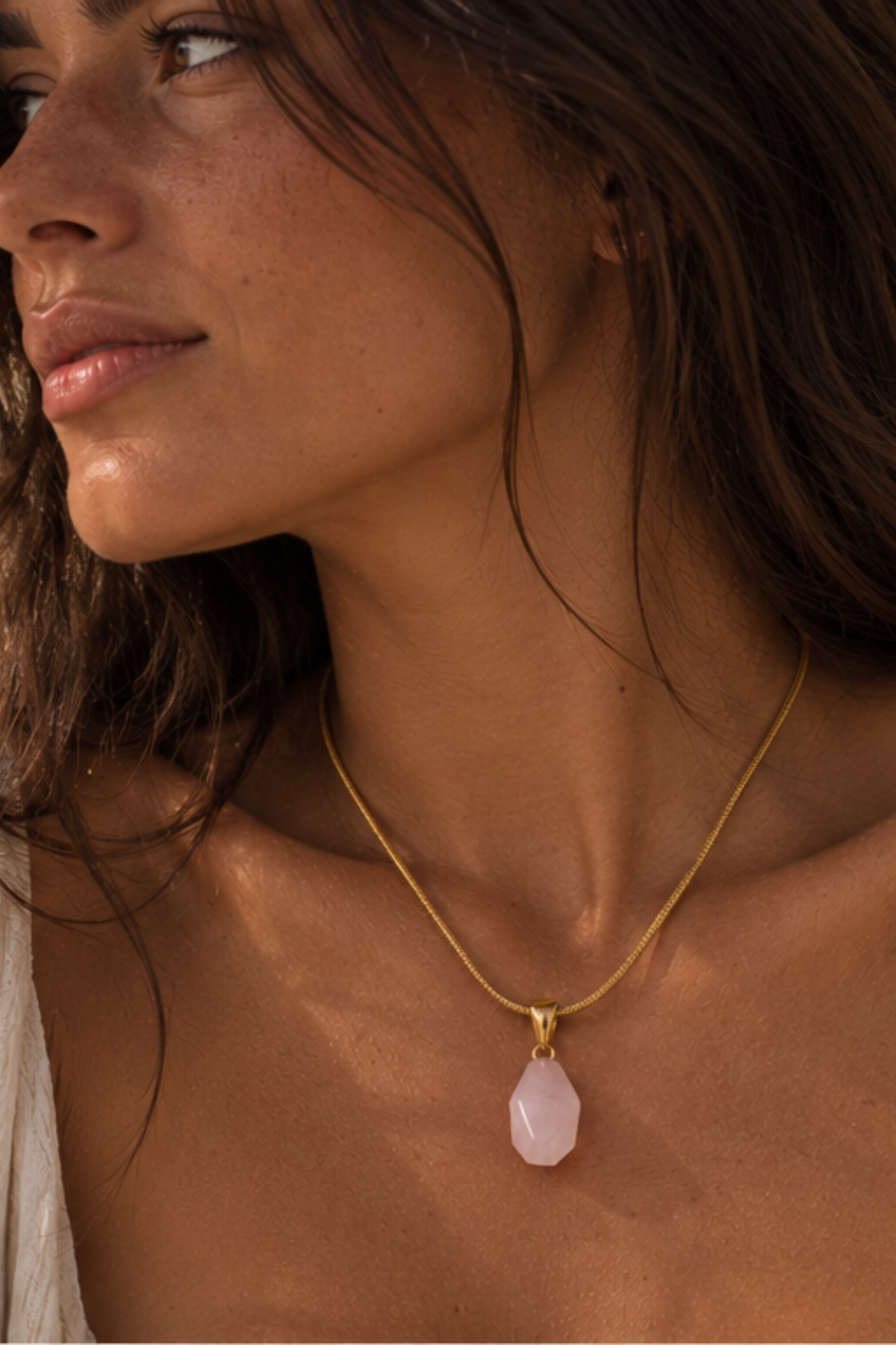 Sienna Gemstone Pendant Necklace