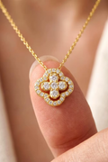 Fleur Crystal Necklace