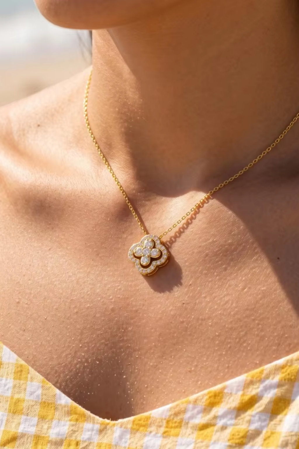 Fleur Crystal Necklace