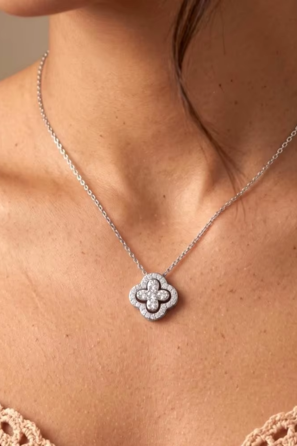 Fleur Crystal Necklace