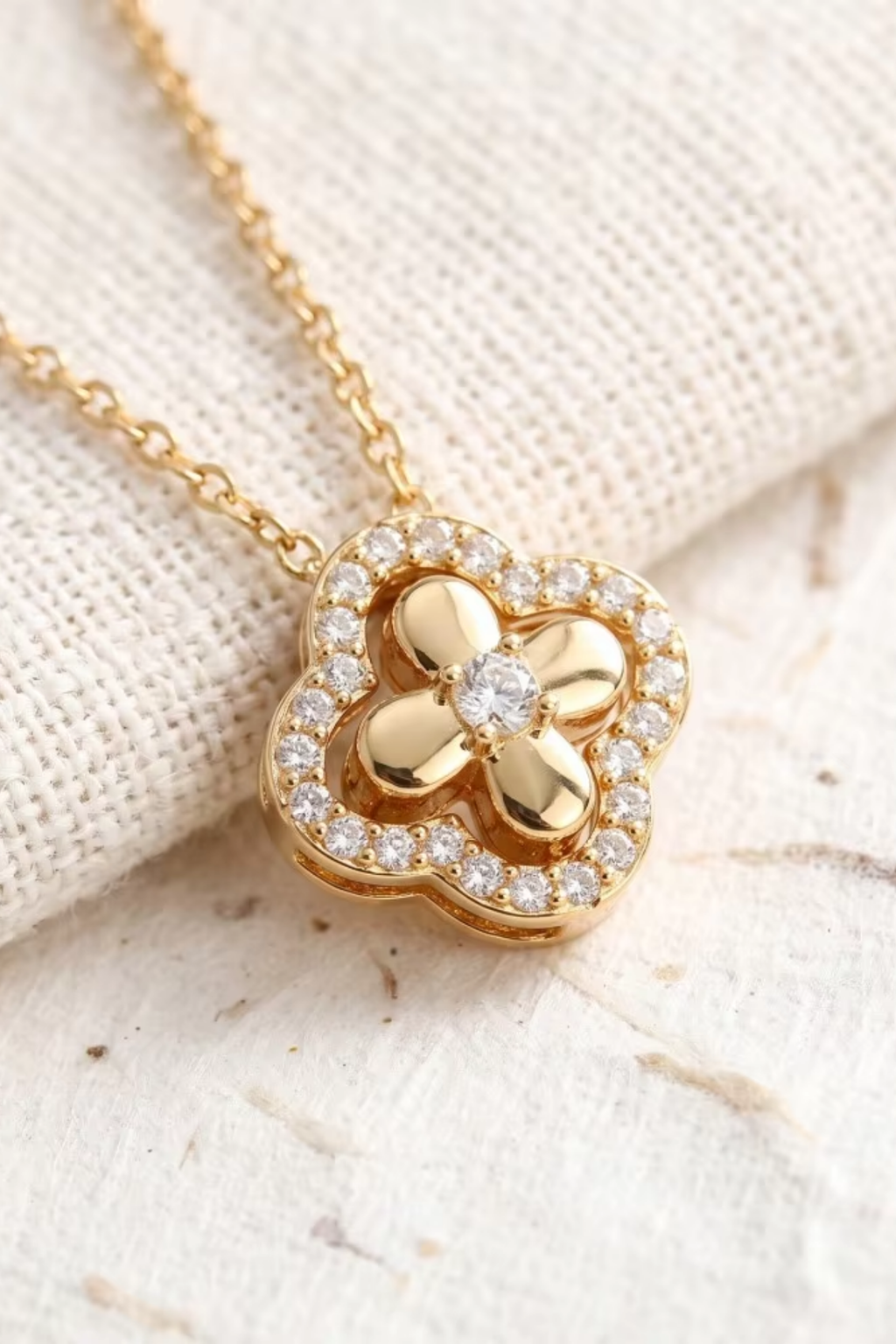 Fleur Crystal Necklace