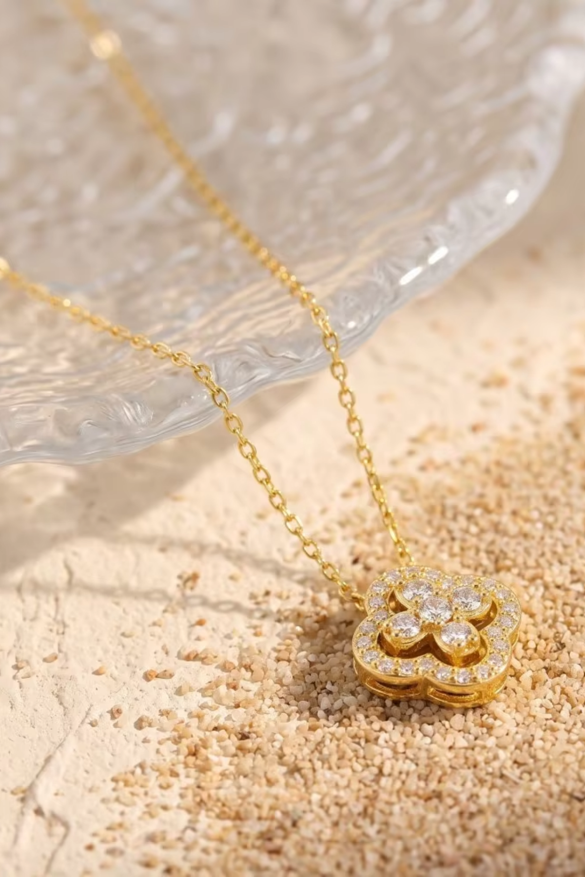 Fleur Crystal Necklace