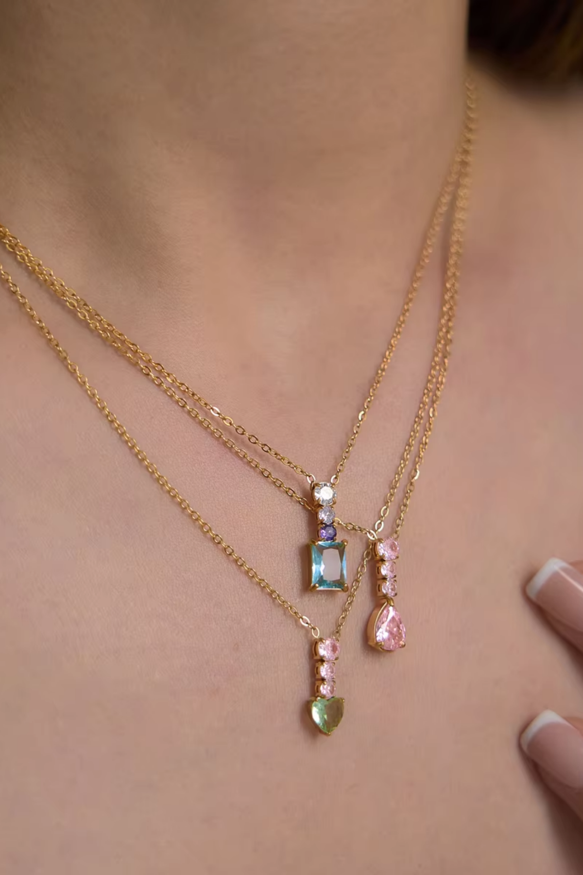 Luna Gemstone Necklace
