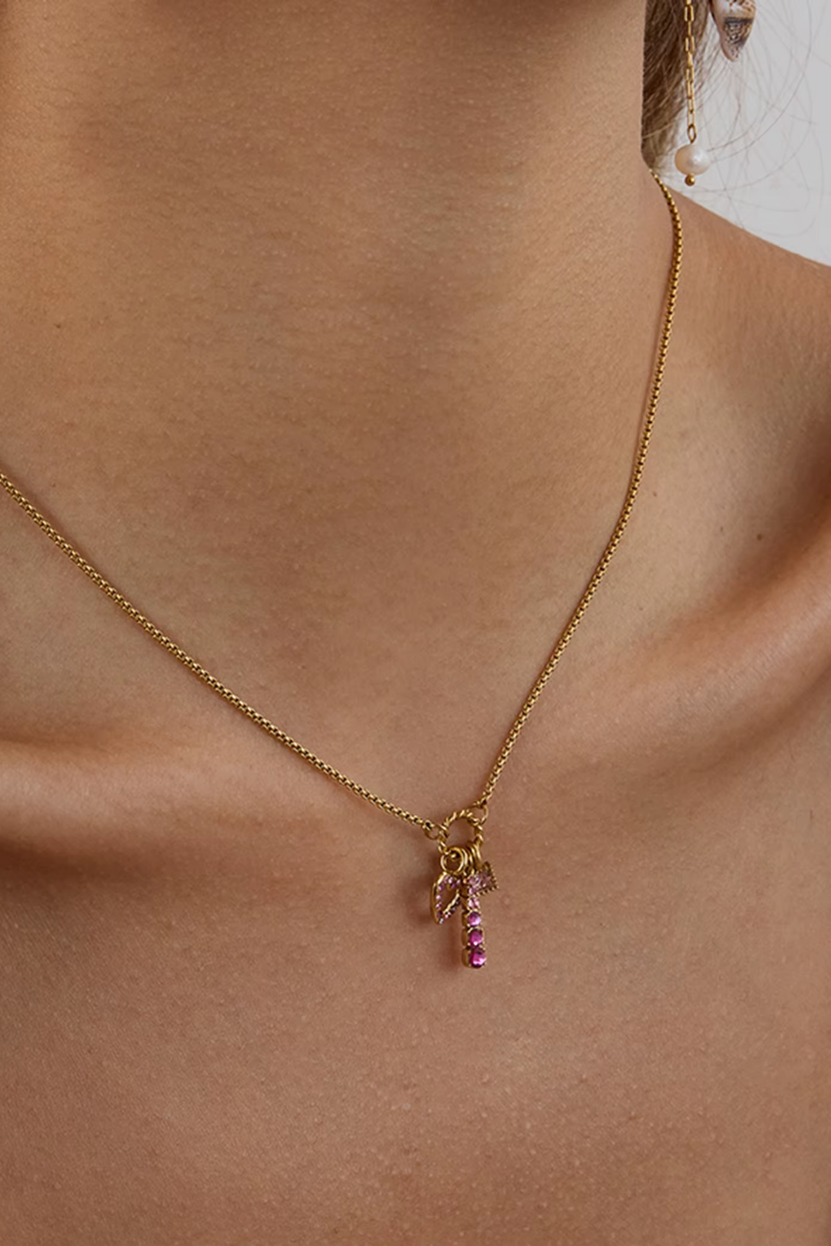 Rosalie Pink Necklace