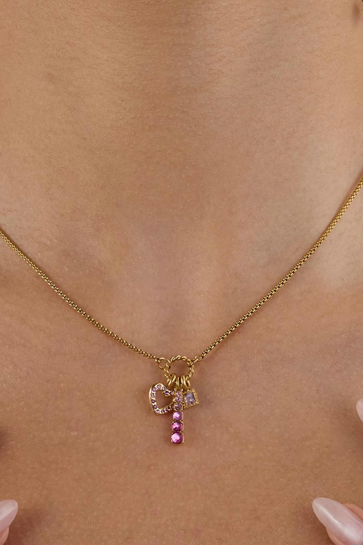 Rosalie Pink Necklace