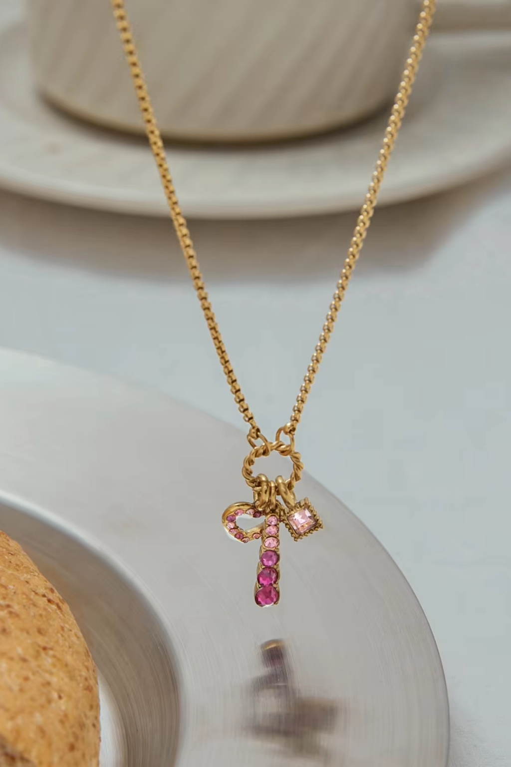 Rosalie Pink Necklace