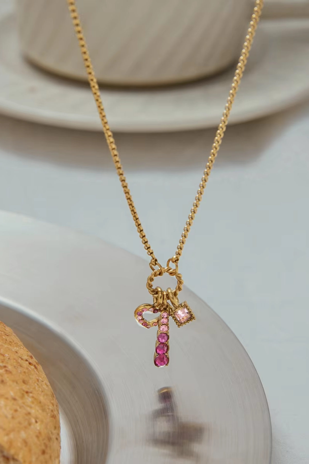 Rosalie Pink Necklace