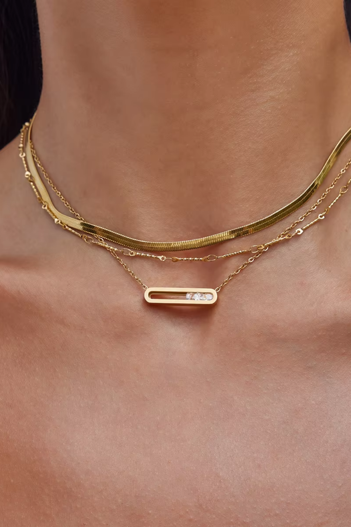 Aurelle Bar Necklace