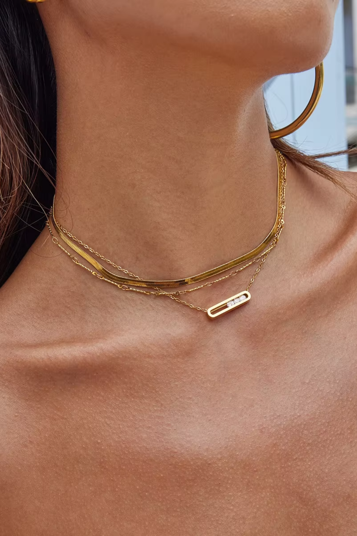 Aurelle Bar Necklace