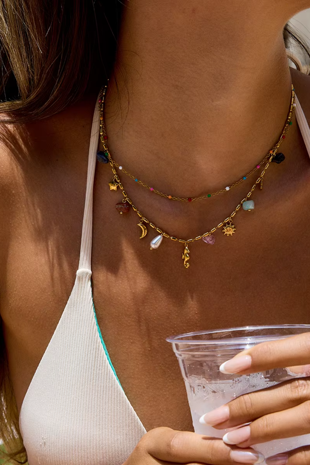 Solana Charm Necklace
