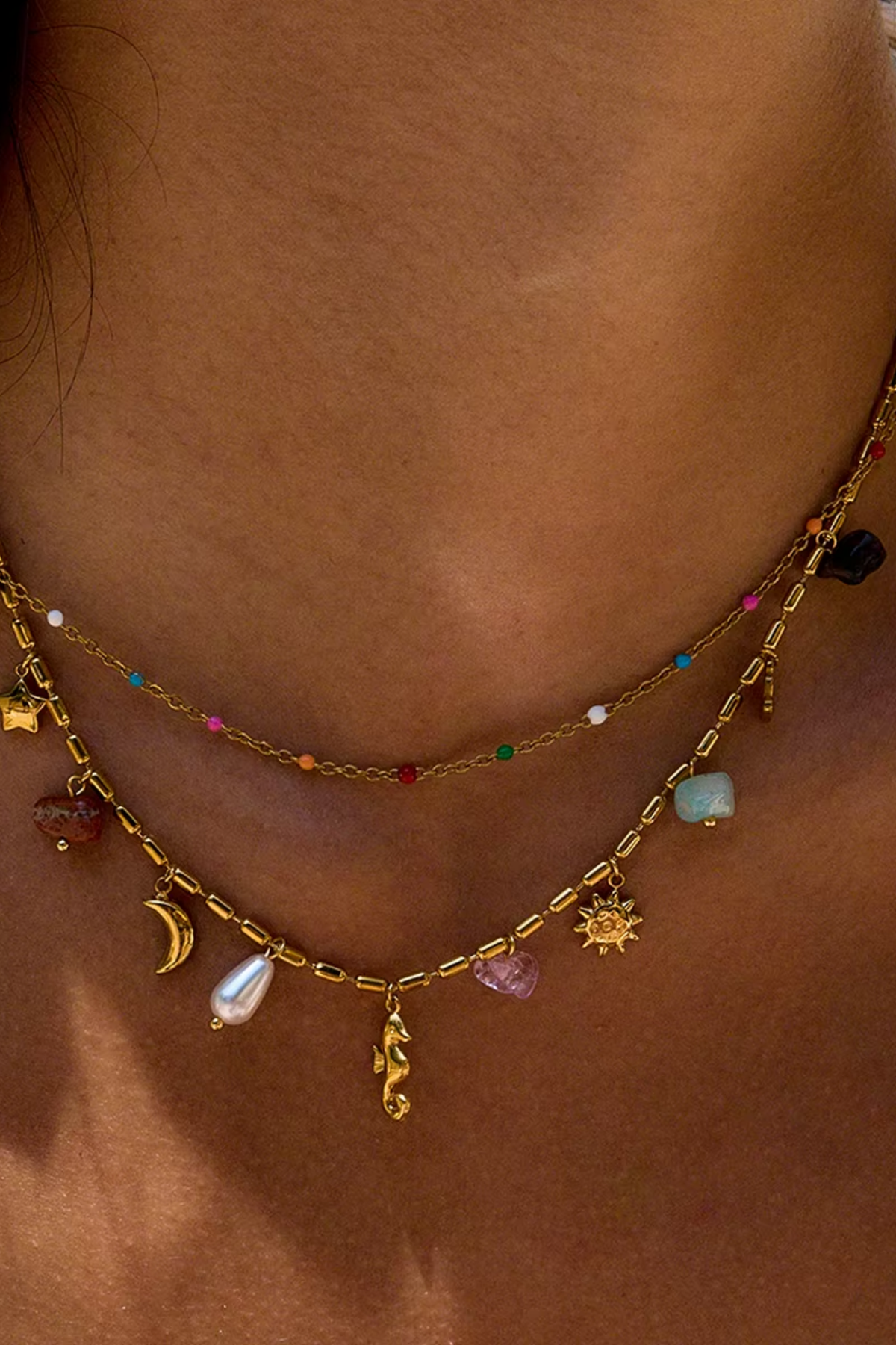 Solana Charm Necklace