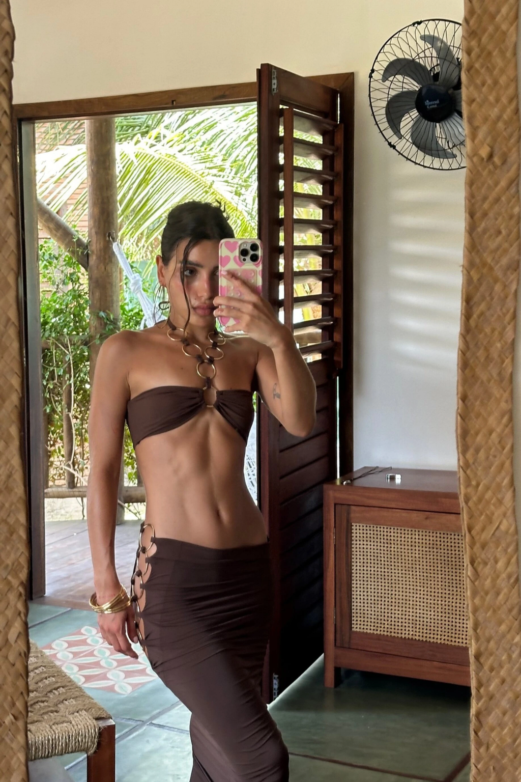 AMELIE BROWN - BIKINI SET (3PC)