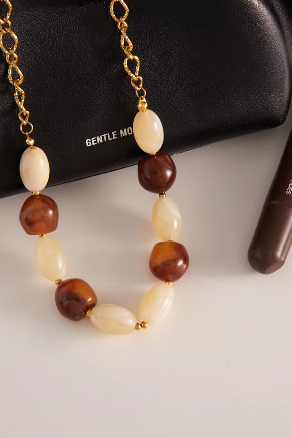 Amber & Ivory Necklace