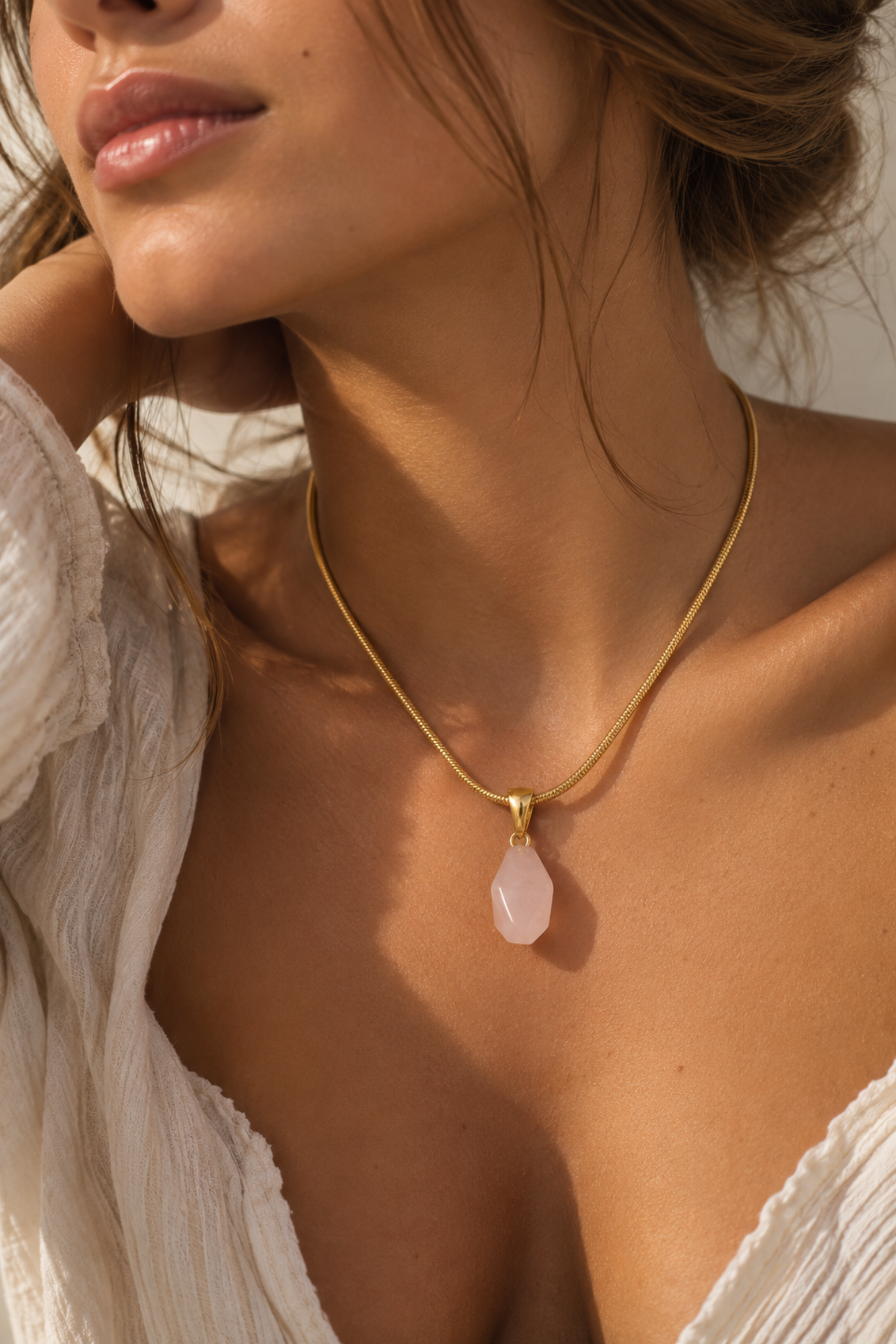 Sienna Gemstone Pendant Necklace