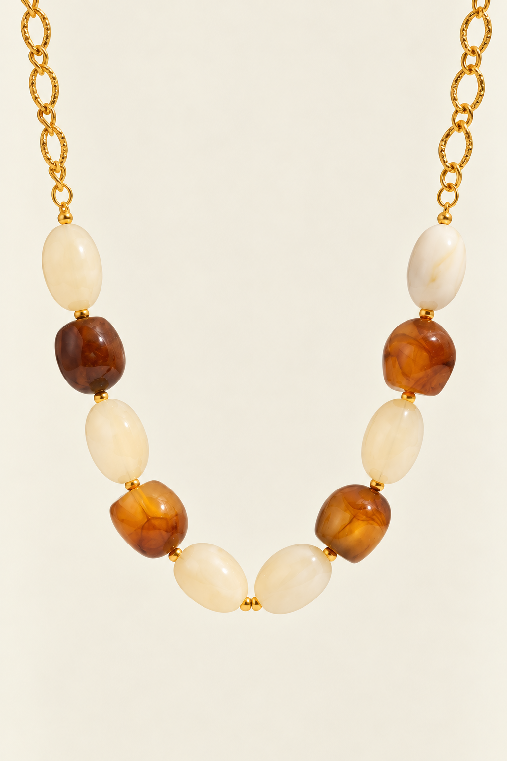 Amber & Ivory Necklace